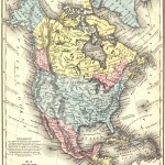 Mitchell 1858 North America Map