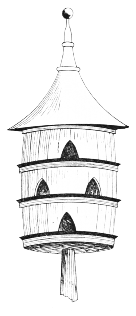 barrel birdhouse drawing