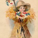 Gifts of Nature Vintage Thanksgiving Day Card by Ellent Clapsaddle