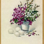 violets and lily of the valley for Easter