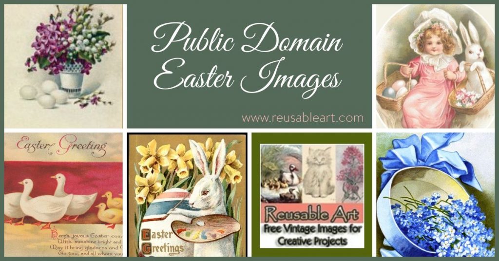 Public Domain Easter Images from ReusableArt.com