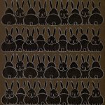 Chubby Bunnies Repeating Pattern from a Vintage Book Cover