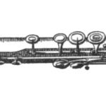 Boehm Cylinder Flute Drawing